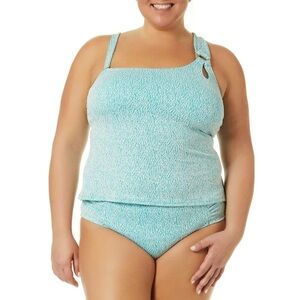 Time and Tru Women's and Women's Plus Ruched Bikini Swim Bottom